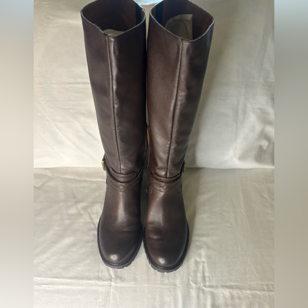 Zodiac Dark Brown Heeled Boots